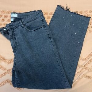 Marc New York Black Ankle Cropped Jeans